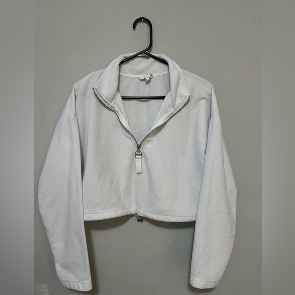 White quarter zip - Picture 2 of 3